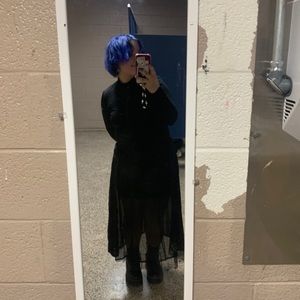 Long black skirt